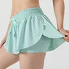 MUSCLYNE Damen 2-in-1 Performance Shorts – Schwarz