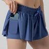 MUSCLYNE Damen 2-in-1 Performance Shorts – Schwarz