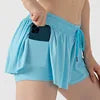 MUSCLYNE Damen 2-in-1 Performance Shorts – Schwarz