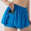 MUSCLYNE Damen 2-in-1 Performance Shorts – Schwarz